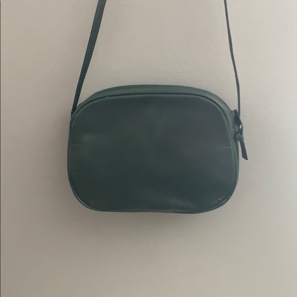 - Vintage leather green cross body purse - Picture 5 of 14